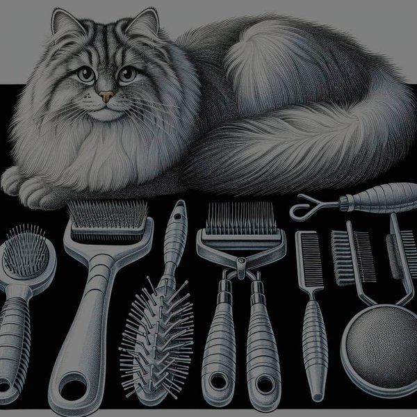 Quels types de brosses utiliser pour le toilettage d'un chat angora sans lui causer de douleur ?